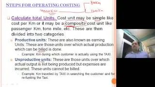 Operating Costing. CA IPCC CMA Inter CS Executive Costing Video Lectures