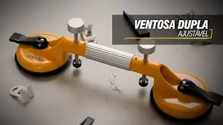 Ventosa dupla, 120 mm, ajust&aacute;vel VONDER