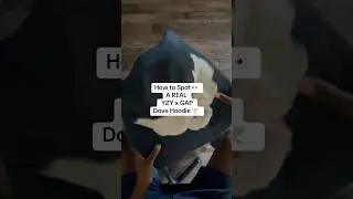 HOW TO SPOT A REAL YEEZY GAP DOVE HOODIE FROM A FAKE! 👀🕊️ #shorts #yeezy #gap #hoodie #howto #yzy