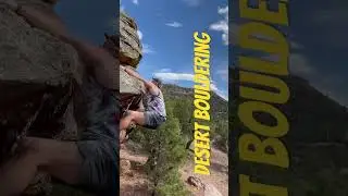Beautiful Desert Bouldering 📍 Unaweep Colorado #bouldering #climbing #4kstatus