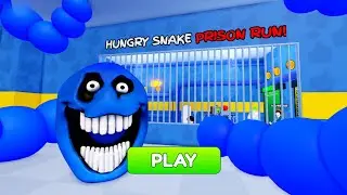 Jinu Plays HUNGRY SNAKE PRISON RUN ESCAPE roblox! Gameplay Walkthrough No Death 4K