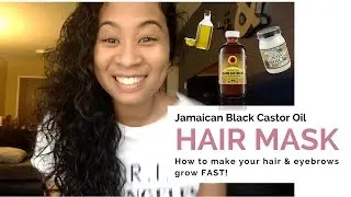 How to Grow Your Hair & Eyebrows** Fast with Jamaican Black Castor Oil