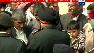 Army chief General Bikram Singh meets martyr Hemraj's family