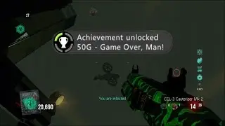 Game Over Man! Solo Achievement Full Tutorial! (Advanced Warfare Zombies Easter Egg)