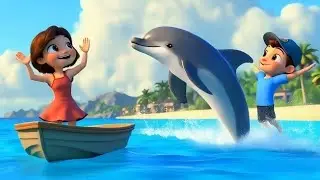The Dancing Dolphin 🐬 | Kids Song | Baby Nursery rhymes and kids Poem 🫠 #viralvideo