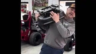 Suspension seat frame for zero turn mowers
