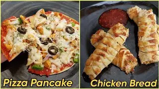 Pizza Pancake & Chicken Bread Without Dough By Nida's Cuisine
