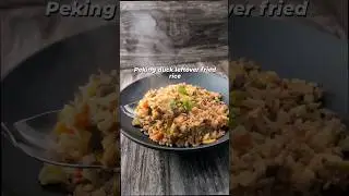 Transform Leftover Peking Duck into Mouthwatering Fried Rice! #cooking #friedrice #leftover