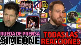 SIMEONE FELICITA AL EQUIPO EN RUEDA DE PRENSA + TODAS LAS REACCIONES DEL RIDÍCULO EN CHAMPIONS