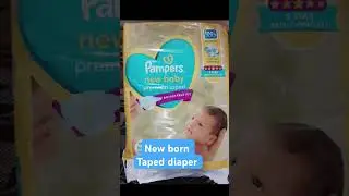 New born taped diapers #tapediaper  #like #shorts #ytshorts #viralvideo #diapers #newborn #trending