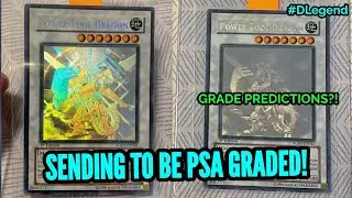 Yu-Gi-Oh! Reviewing my GHOST RARE Power Tool Dragon and Guessing the Grade before PSA Submission!