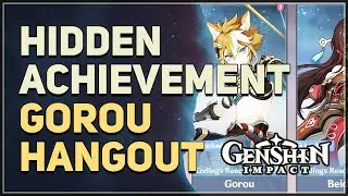 Hidden Gorou Hangout Achievement Genshin Impact