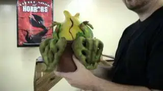 OLD Audrey II, Pod Heads for Little Shop of Horrors set-up and puppetry