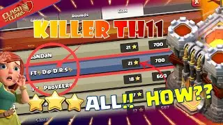 Easiest TH11 Attack Strategy!! Best GiBoWi Army For War || TH11 CWL WAR ATTACKS || Clash of Clans