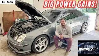 Waking Up The Beast! E55 AMG ECU Tuning The Mercedes Swap Shop!