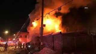 4th Alarm Fire Fully Engulfs Building on White Plains Rd - Bronx