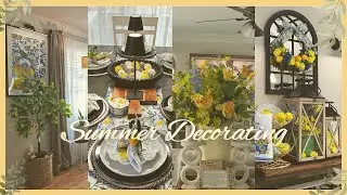 Summer Home Decorating 2025 | Lemon Themed | Kitchen | Dining Room | Living Room | Cafe Area