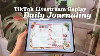 TikTok Replay | Let's plan on iPad: Daily Journaling Page
