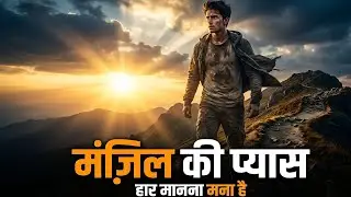 मंज़िल की प्यास | Powerful Motivational Song | Success, Struggle & Attitude Booster