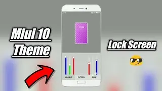 Lock Screen Pattern Theme Miui 10 || Change Lock Screen Colors Setting Miui 10 || 2019 Miui 10 Theme