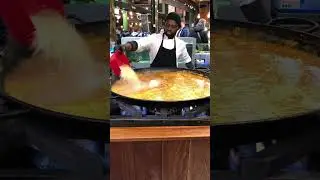 Gigantic paella 🥘 in the making