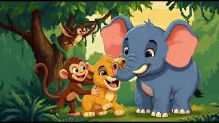 Cute Jungle Story for Kids 🦁 | Leo the Little Lion