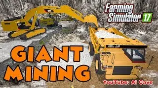 Farming Simulator 2017 Mods - Горное оборудование Caterpillar | Дорога в каменный карьер