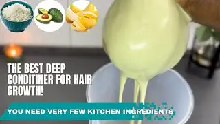 Home made deep conditioner for healthy hair growth/ Twi Natural Hair Channel (Eng subtitles)