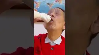 Giving New Year Gifts to Grandpa