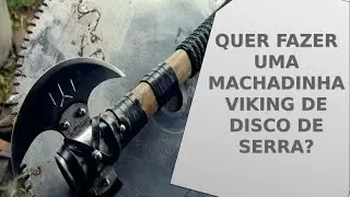 Machado viking de camping com l&acirc;mina de serra circular -  Viking camping!