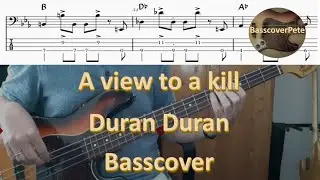 Duran Duran A View To A Kill. Bass Cover Tabs Score Notation Chords Transcription. Bass: John Taylor