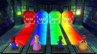 Mario Party 10 Minigames - Mario Vs Luigi Vs Daisy Vs Peach (Master Difficulty)