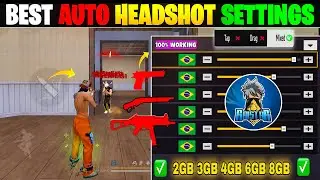 All Gun Headshot Sensitivity Setting After New OB50 Update | Free Fire Max Auto Headshot Sensitivity