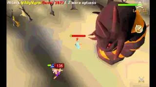 noobs attack wildy worm