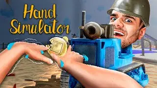 OS GURI MOSTRANDO QUE NÃO SABEM JOGAR HAND SIMULATOR - c/ Coelho, Vx, MrFalll e Falcon