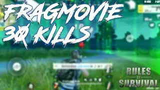 Rules Of Survival - Insane FRAGMOVIE 30 kills in 5 minutes + solo win