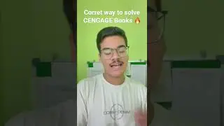 Correct way to solve Cengage for IIT Jee 🔥🔥 || jee2023 || #jee #iit #jee2023 @realnishantjindal