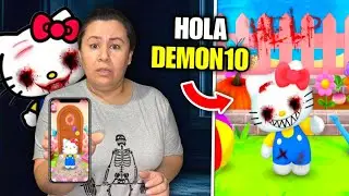 JUGAMOS CON *TALKING HELLO KITTY* A LAS 3:00AM Y NOS DIJO COSAS ATERRADORAS😱 VIENE DEL INFIERNO?