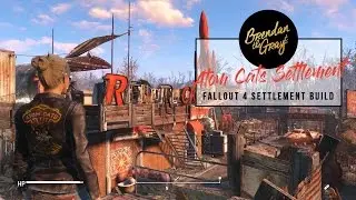 Fallout 4 No Mods Settlement Build - Atom Cats Settlement