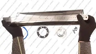 G 1648 Глушитель тюнинг   420 100mm, креп  O78mm   нержавейка, хром, mod 2, шт