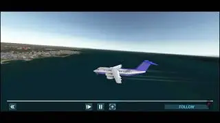 Flight Traian Vuia Air BAE SYSTEMS 146 SIMPLE LANDING Marseille   🛬   Istanbul