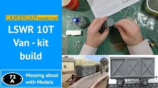 LSWR Box Van Model Railway kit build Wagon | Cambrian Model Rail
