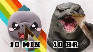 GODZILLA VS KONG CAKE : 10 minutes vs 10 Hours