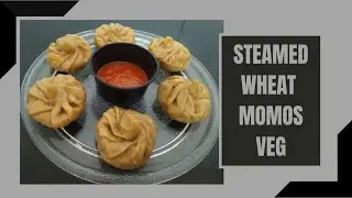 HEALTHY WHEAT MOMOS | Steamed veg momos | Atta momos