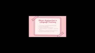comparing and evaluating approaches in language teaching. group 10 || jannatul hillati