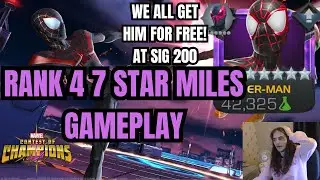 РАНГ 4, 7 ЗВЕЗД, ГЕЙМПЛЕЙ МАЙЛЗА МОРАЛЕСА! НАСКОЛЬКО ОН ХОРОШ??? MCOC
