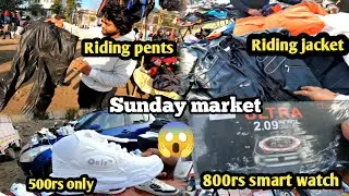 Sunday market😱!! best cheapest market in dehradun😊!!chor Baazar