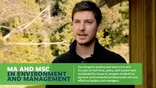 Master's in Environment & Management at Royal Roads University