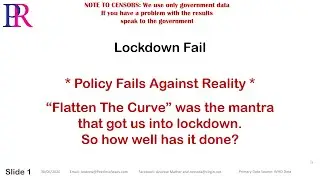 Covid-19 UK Lockdown Fail - Flatten the Curve Fail