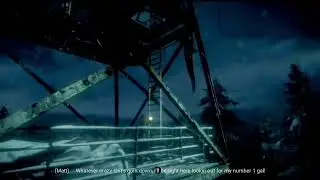 Until Dawn - Emily & Matt Climb Fire Tower / Low Relationship (Deleted Dialogue)